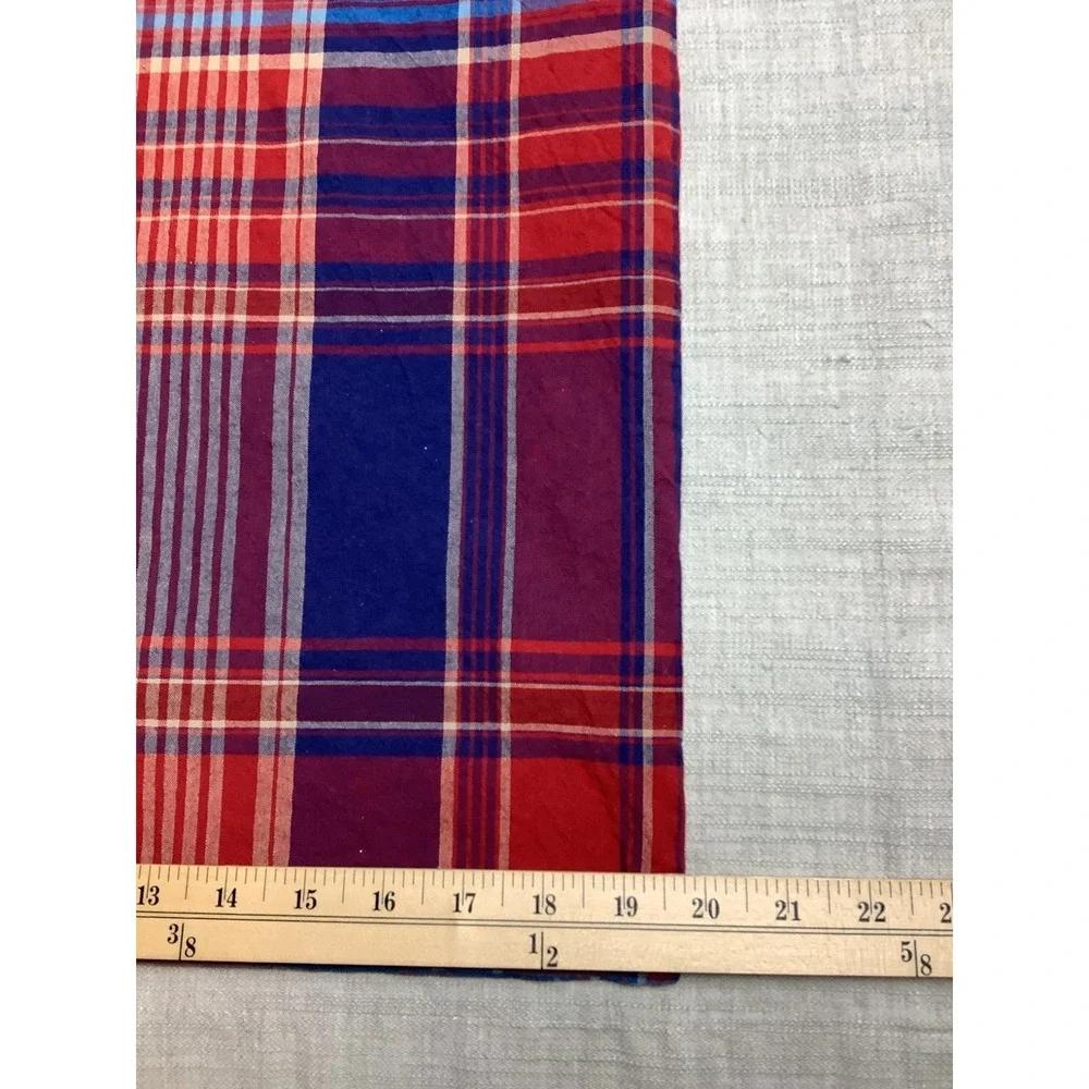 Lauren Ralph Lauren Red and Blue Plaid Pillow Sham